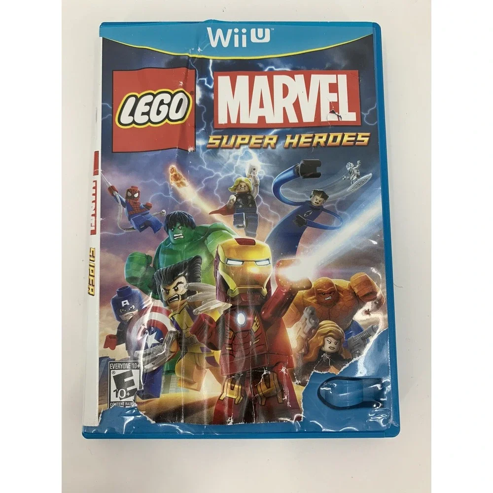LEGO Marvel Super Heroes Nintendo Wii U 2013 Disc and Case - Tested